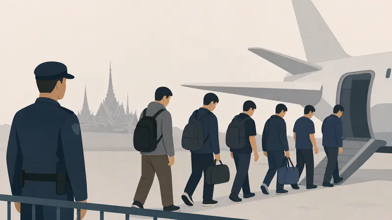 Laos Pulangkan 41 Warga Thailand Terkait Perjudian Ilegal